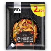 F/SALTEADO POLLO Y VERDURAS 8p 250gr. 2,50